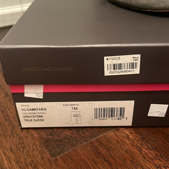 Vince Camuto Damefaris- Graystone Suede- 7M with box - Picture 10 of 10